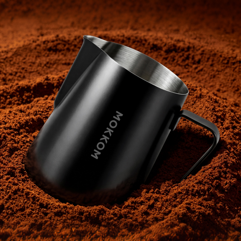 MOKKOM Latte Art Pitcher for Espresso Milk Frothing