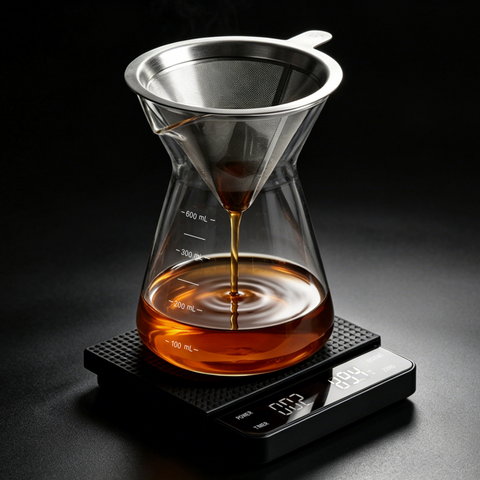 MOKKOM Coffee Grinder with Removable Scale
