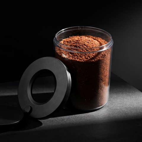 MOKKOM Coffee Grinder with Removable Scale - Silver