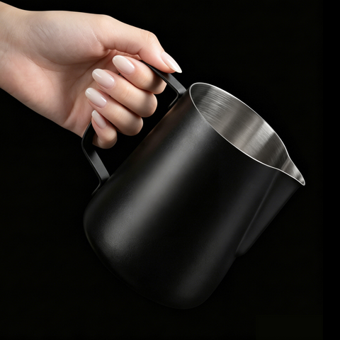 MOKKOM Latte Art Pitcher for Espresso Milk Frothing