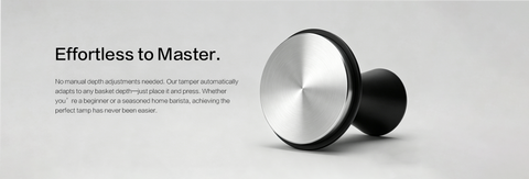 Effortless to Master.
No manual depth adjustments needed. Our tamper automatically adapts to any basket depth—just place it and press. Whether you’re a beginner or a seasoned home barista, achieving the perfect tamp has never been easier.
