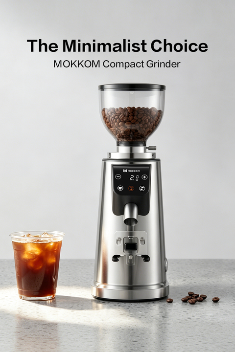 The Minimalist Choice  MOKKOM Compact Grinder