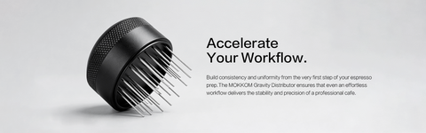 Accelerate Your Workflow.

The upgraded rotary mechanism completes the de-clumping and distribution process with just a gentle spin. Significantly faster and smoother than traditional manual WDT tools, it drastically cuts down prep time and maximizes consistency—perfect for high-volume cafe environments or your busy morning routine.
